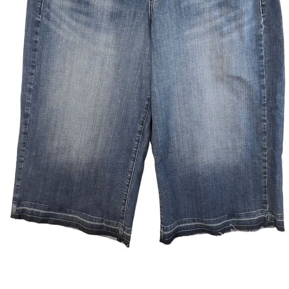 Nwt Lane Bryant Crop High Rise Wide Leg Capri Size 14 Jeans - Picture 16 of 16